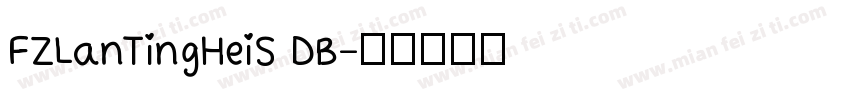 FZLanTingHeiS DB字体转换
